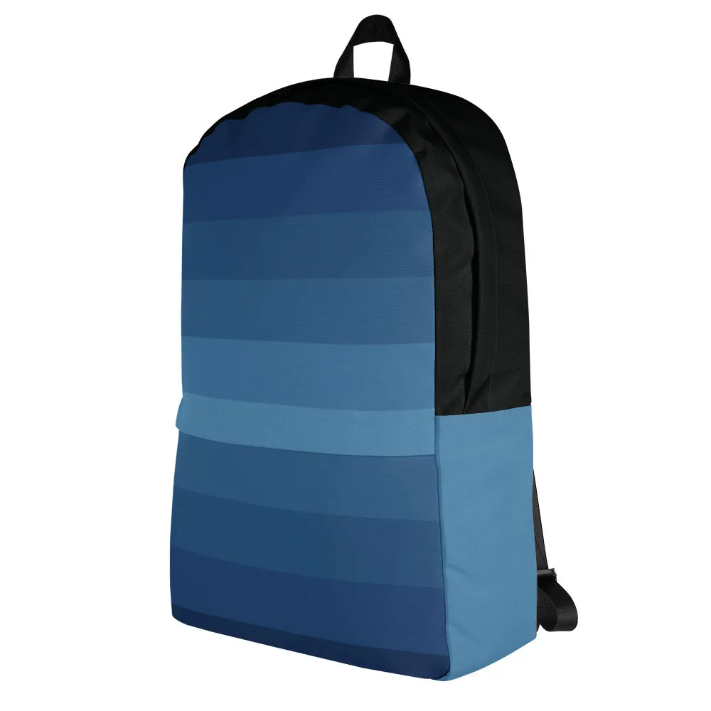 Gradient Blue - Sustainably Made Backpack