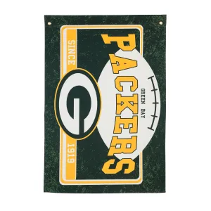 Green Bay Packers, Linen Estate Flag,17l3811