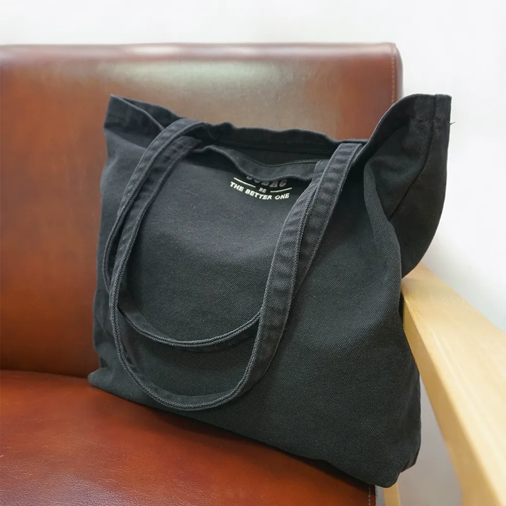 Green Canvas Tote Bag Canvas Reusable Grocery Shopping Bag Canvas Shoulder Tote Bag