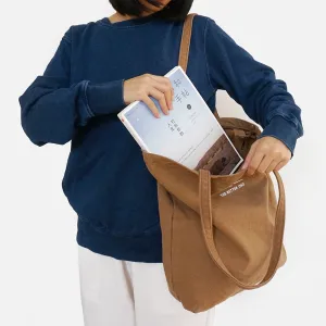Green Canvas Tote Bag Canvas Reusable Grocery Shopping Bag Canvas Shoulder Tote Bag