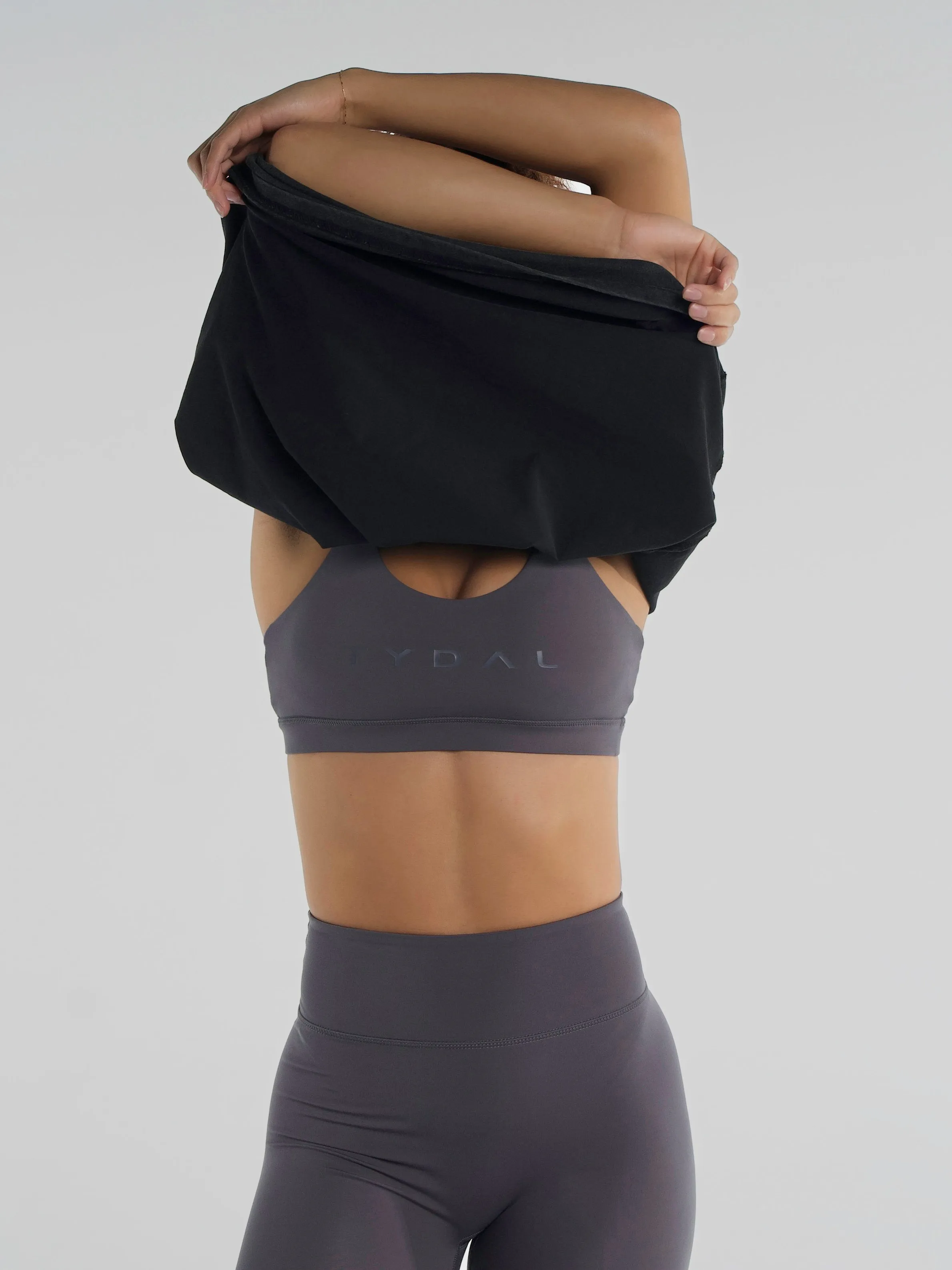 Grey Stealth Sports Bra