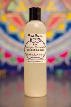 Herbal Lavender 3 in 1 | Shampoo, Bubble Bath & Shower Gel