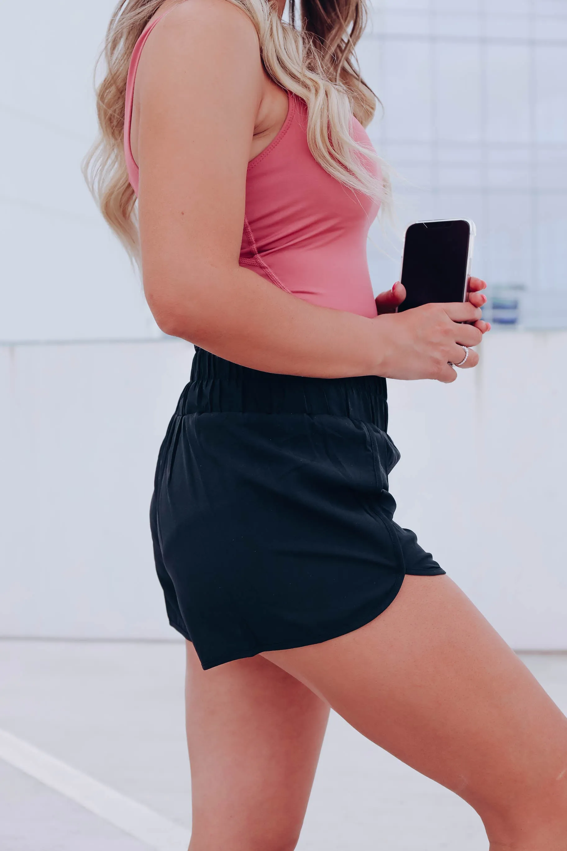 Homestretch Active Shorts - Black
