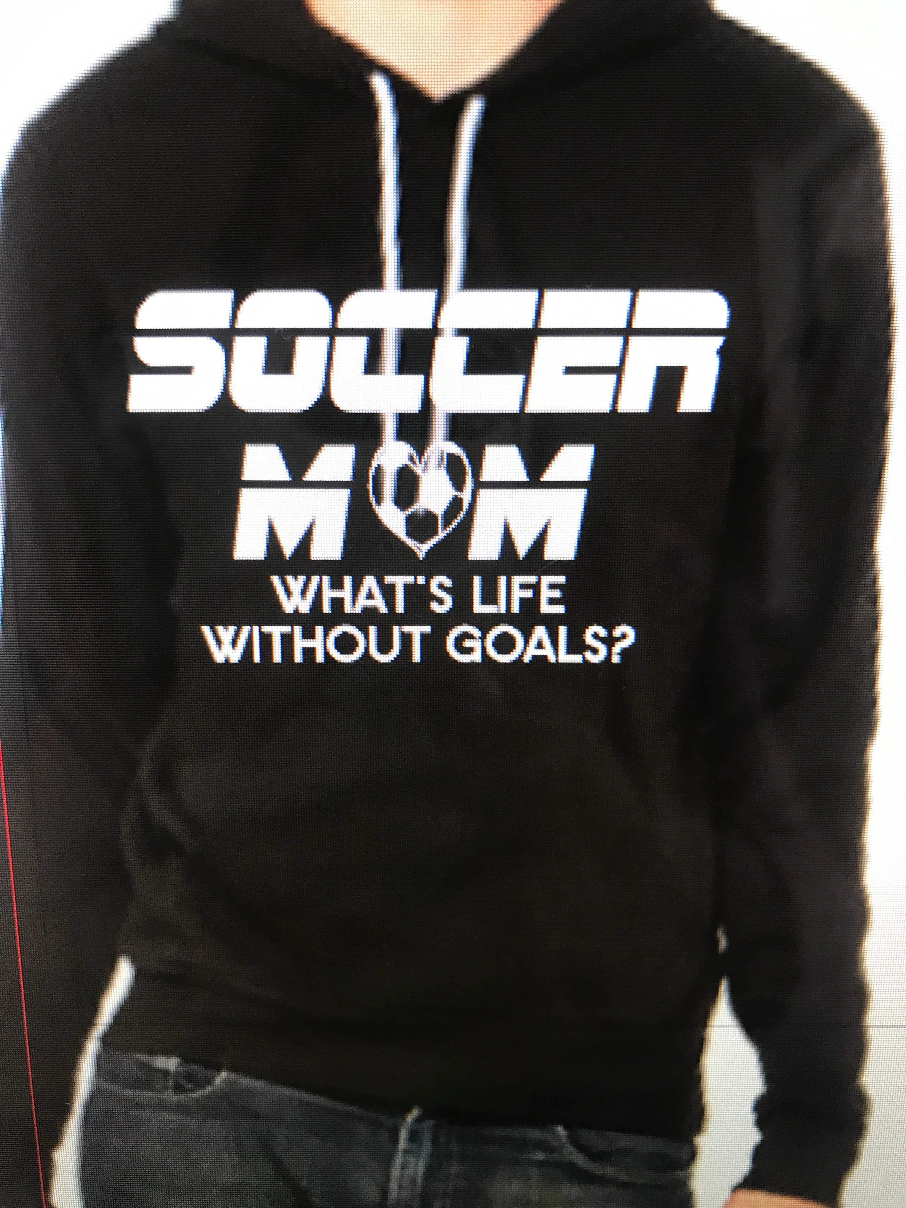 Hoodie Soccer Mom Whats Life Without Goals