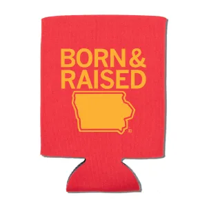 IA: Born & Raised Can Cooler Red