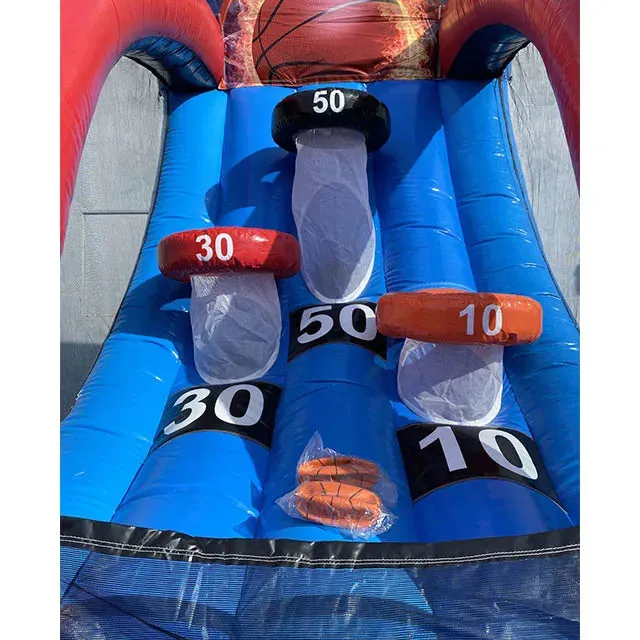 Inflatable Hoop Mania Basketball Zone for Active Fun