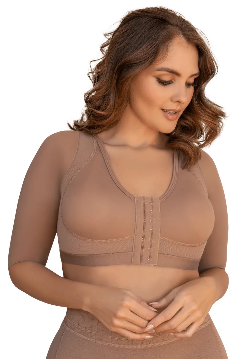 JACKIE LONDON 6060 - Support Bra with Sleeves