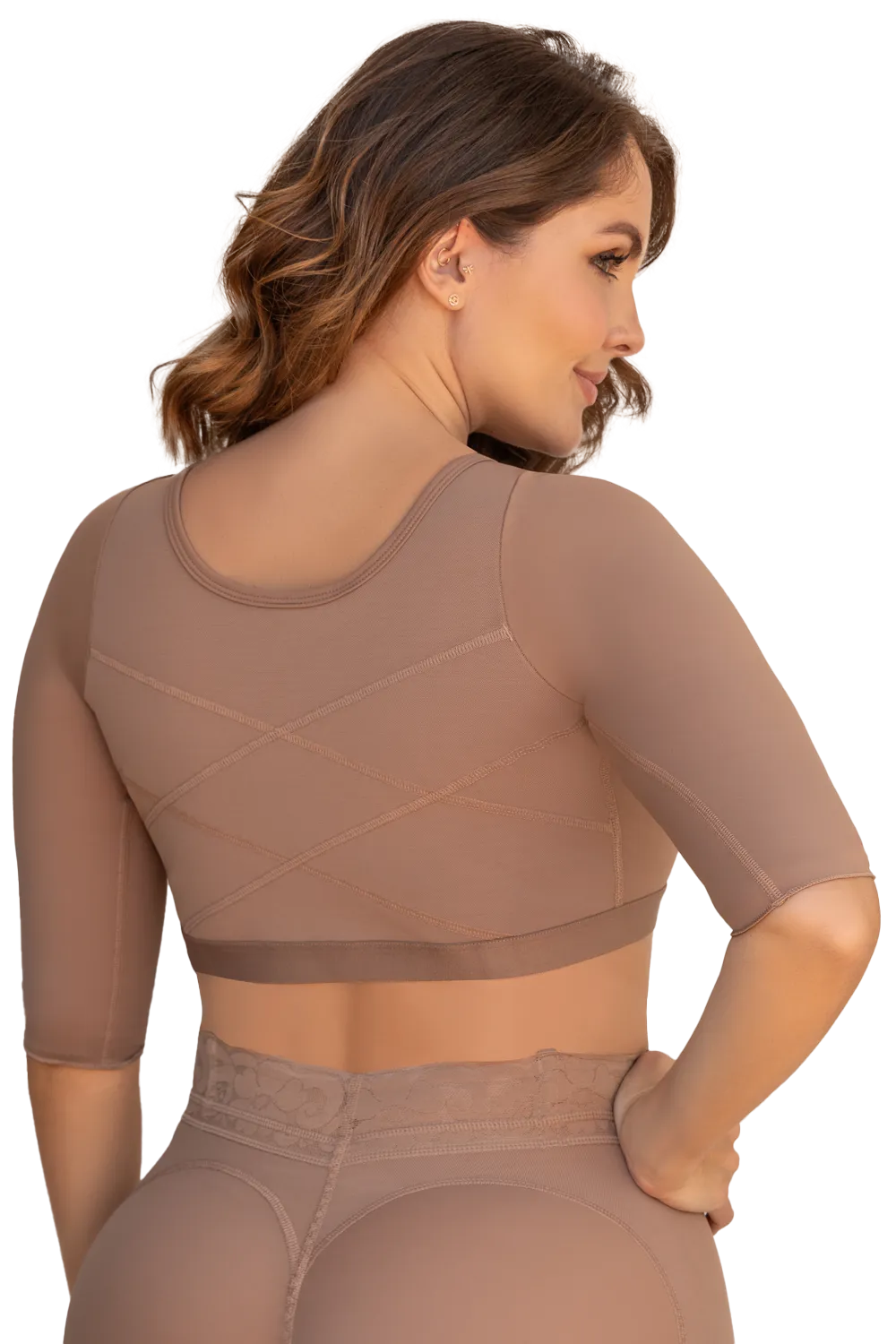 JACKIE LONDON 6060 - Support Bra with Sleeves