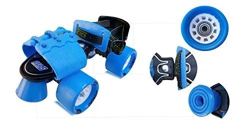 Jaspo Marshal Blue Adjustable Roller Skates Combo (Skates   Helmet   Knee Guards   Bag) - for Age Group 6 to 14 Years