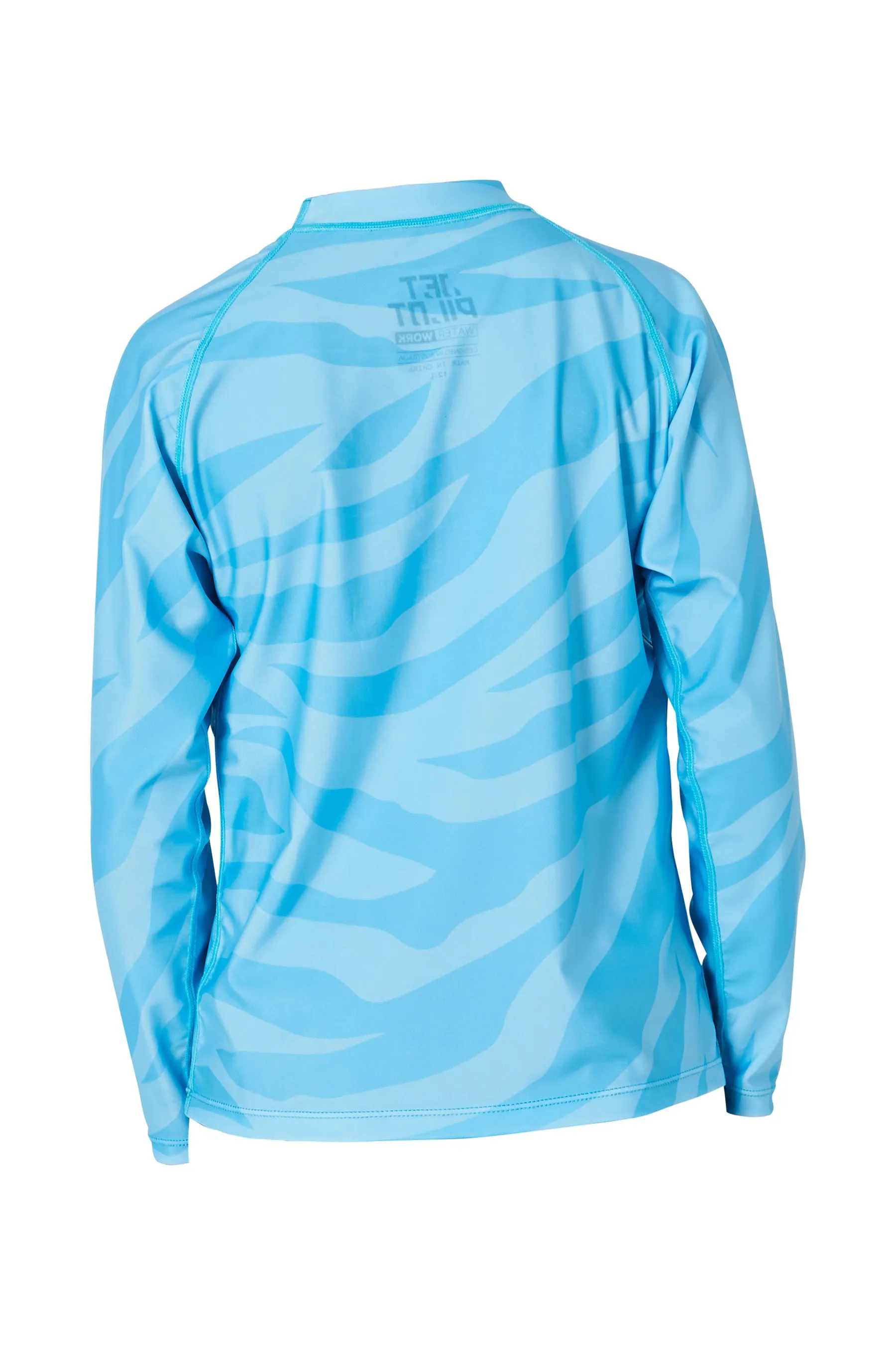 Jetpilot Youth LS Hydro Boys Rashie - Blue