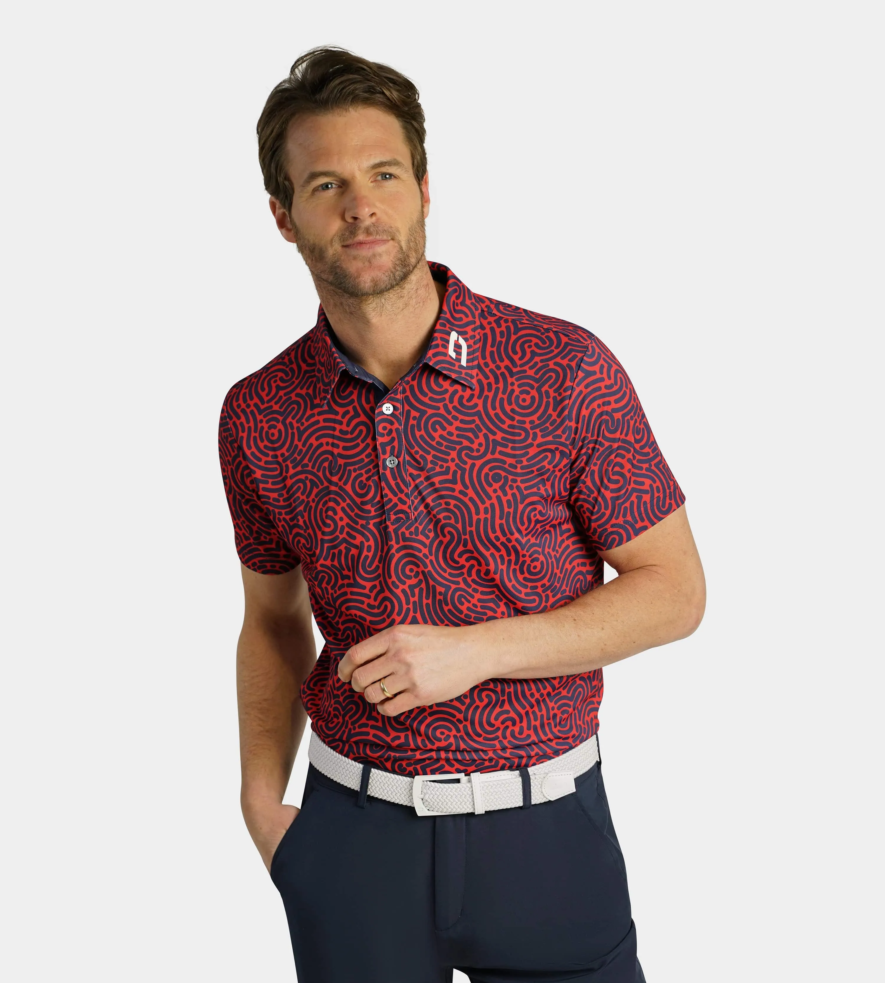 JUMBLE POLO - RED