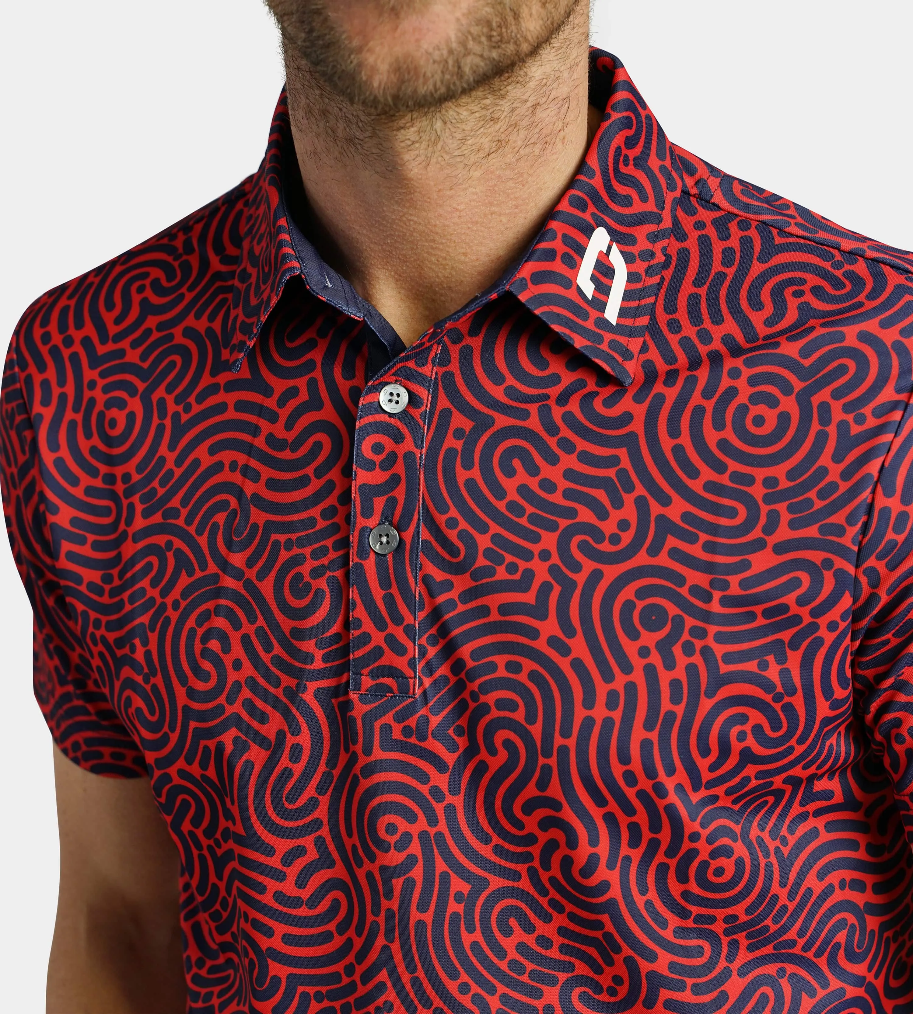 JUMBLE POLO - RED