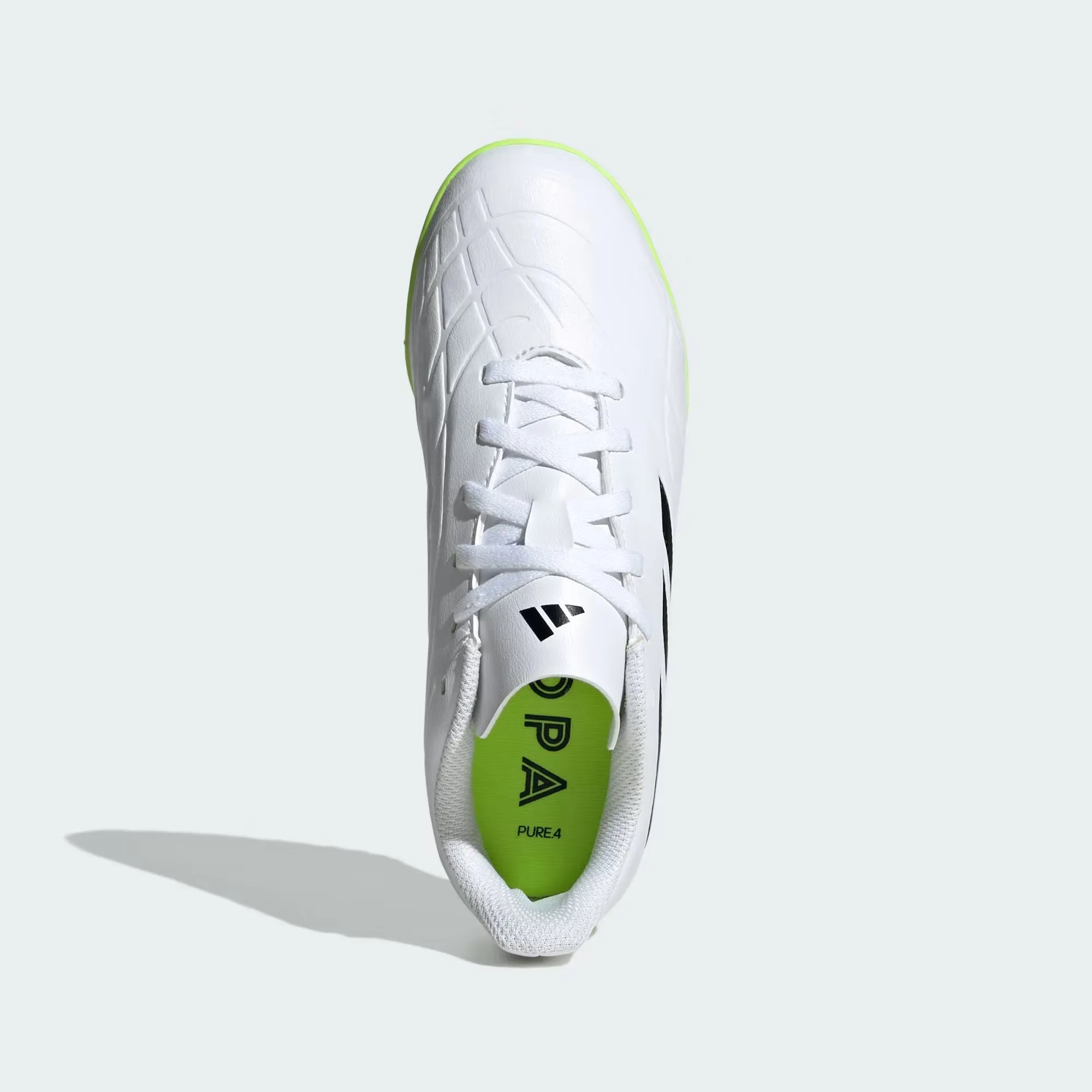 Junior Copa Pure.4 TF [White/Black/Lucid Lemon]