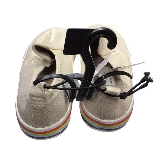 Justice Girl's Silver SHOES NWT Size 3 Youth