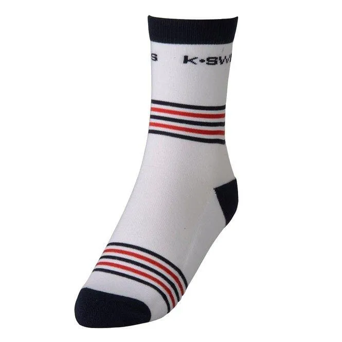 K-Swiss TAC Heritage Duo Sports Socks - White Navy
