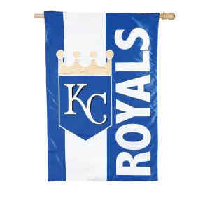 Kansas City Royals, Embellish Reg Flag,15sf4211