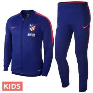 Kids - Atletico Madrid blue presentation soccer tracksuit 2018/19 - Nike