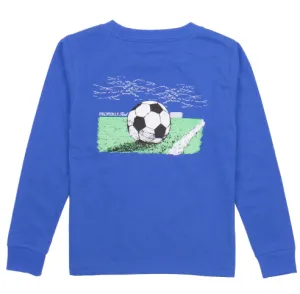 Kids Properly Tied Soccer Tee - Bay Blue