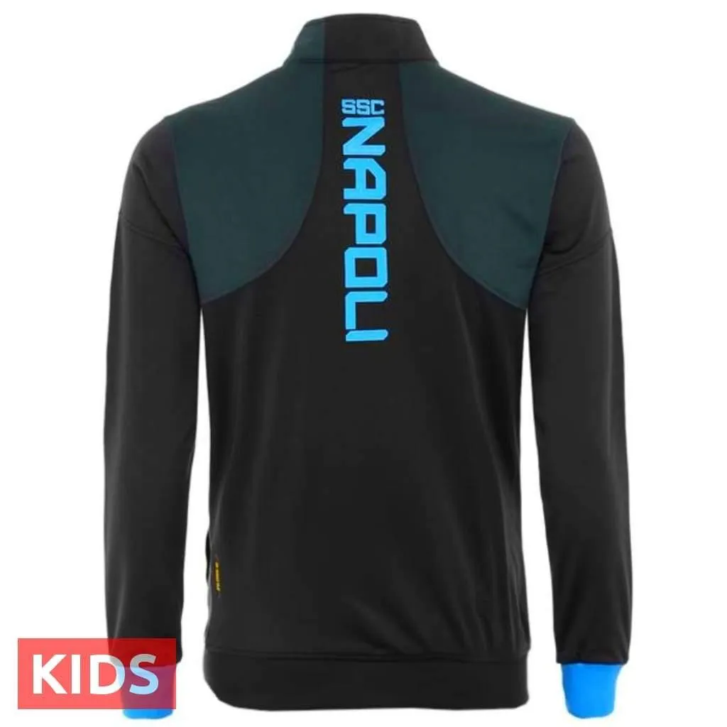 Kids - SSC Napoli dark blue presentation soccer tracksuit 2018/19 - Kappa