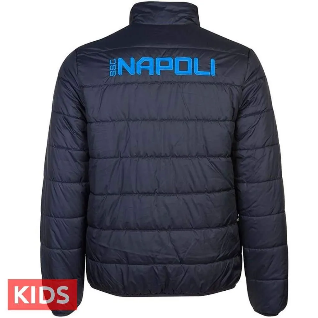 Kids - SSC Napoli soccer training/presentation bomber jacket 2018/19 - Kappa