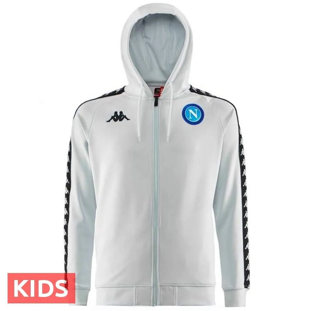 Kids - SSC Napoli UCL hooded presentation soccer tracksuit 2018/19 - Kappa