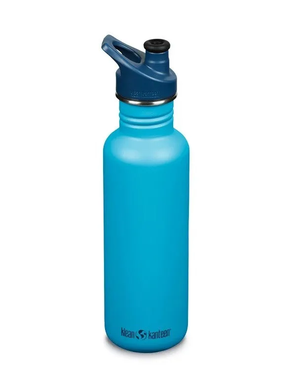 Klean Kanteen Classic Water Bottle w/ Sports Cap - 532ml