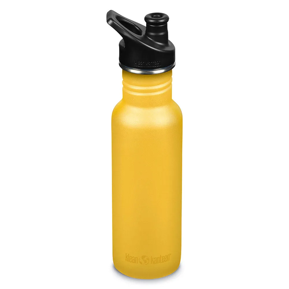 Klean Kanteen Classic Water Bottle w/ Sports Cap - 532ml