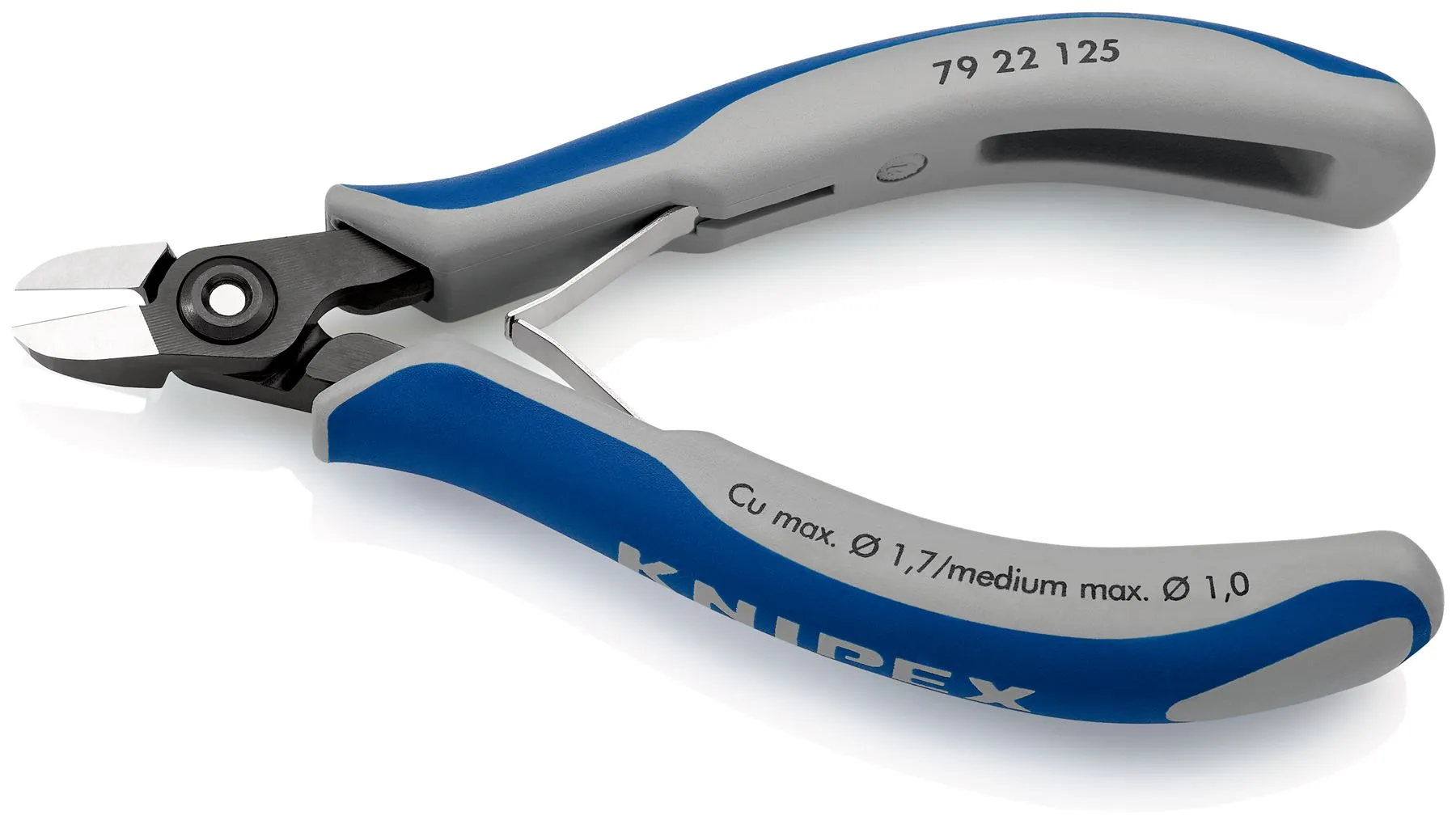 KNIPEX Precision Electronics Diagonal Cutter Cutting Pliers 125mm Multi Component Grips 79 22 125