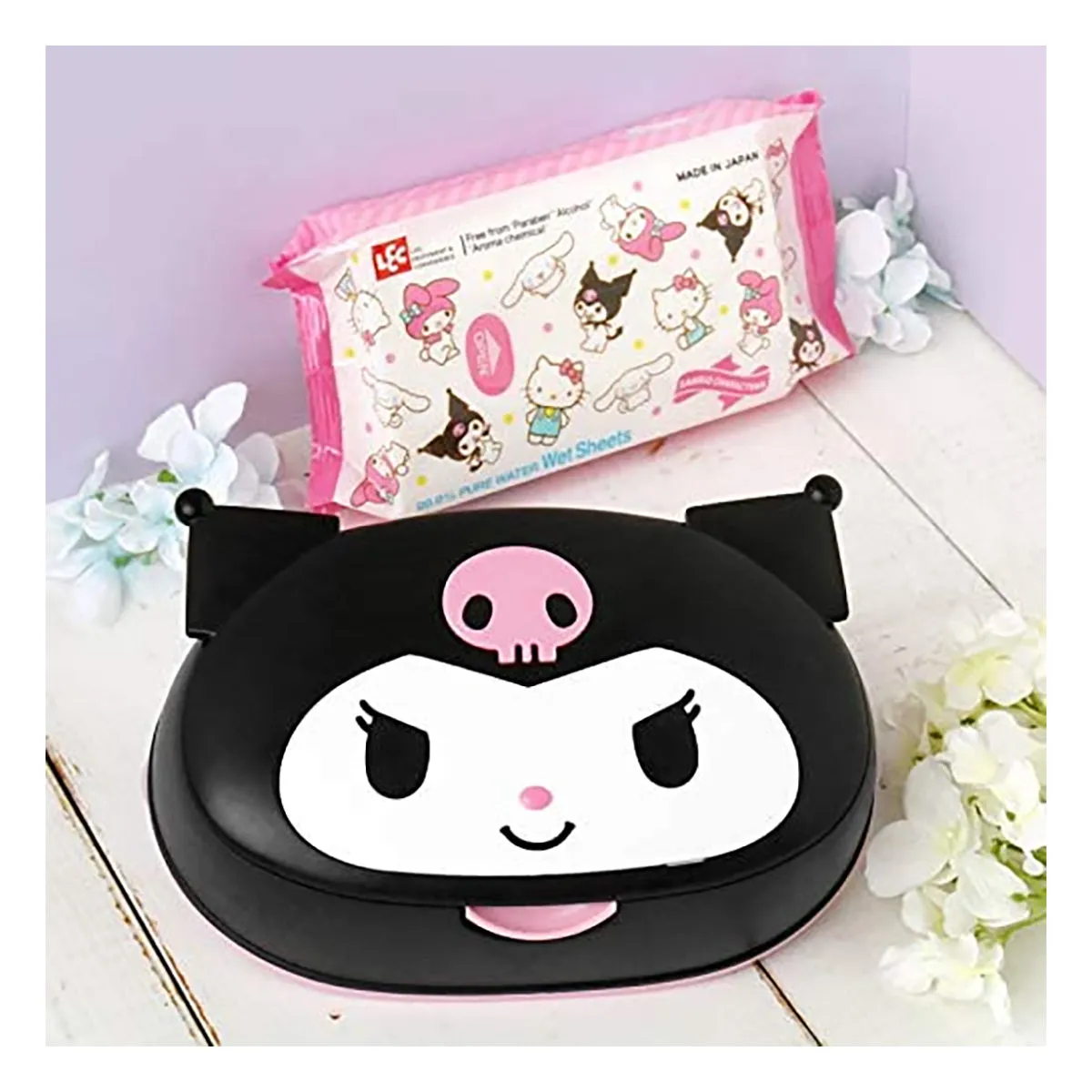 Kuromi Wet Tissue with Case