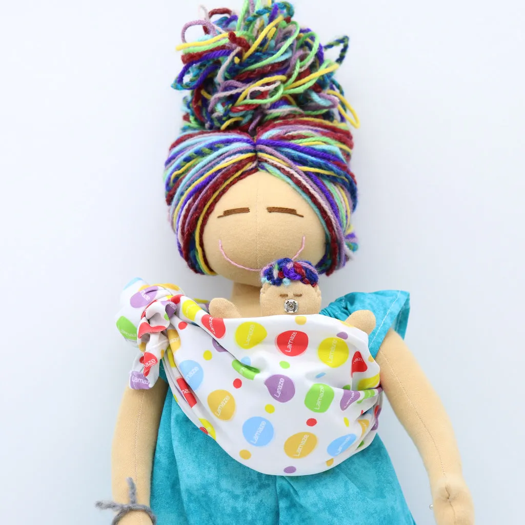 LAMAZE BIRTH AND BREASTFEEDING or VBAC DOLL