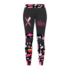 Latest Baker Legging Baking Tools Pattern Legging Cake Lover 6