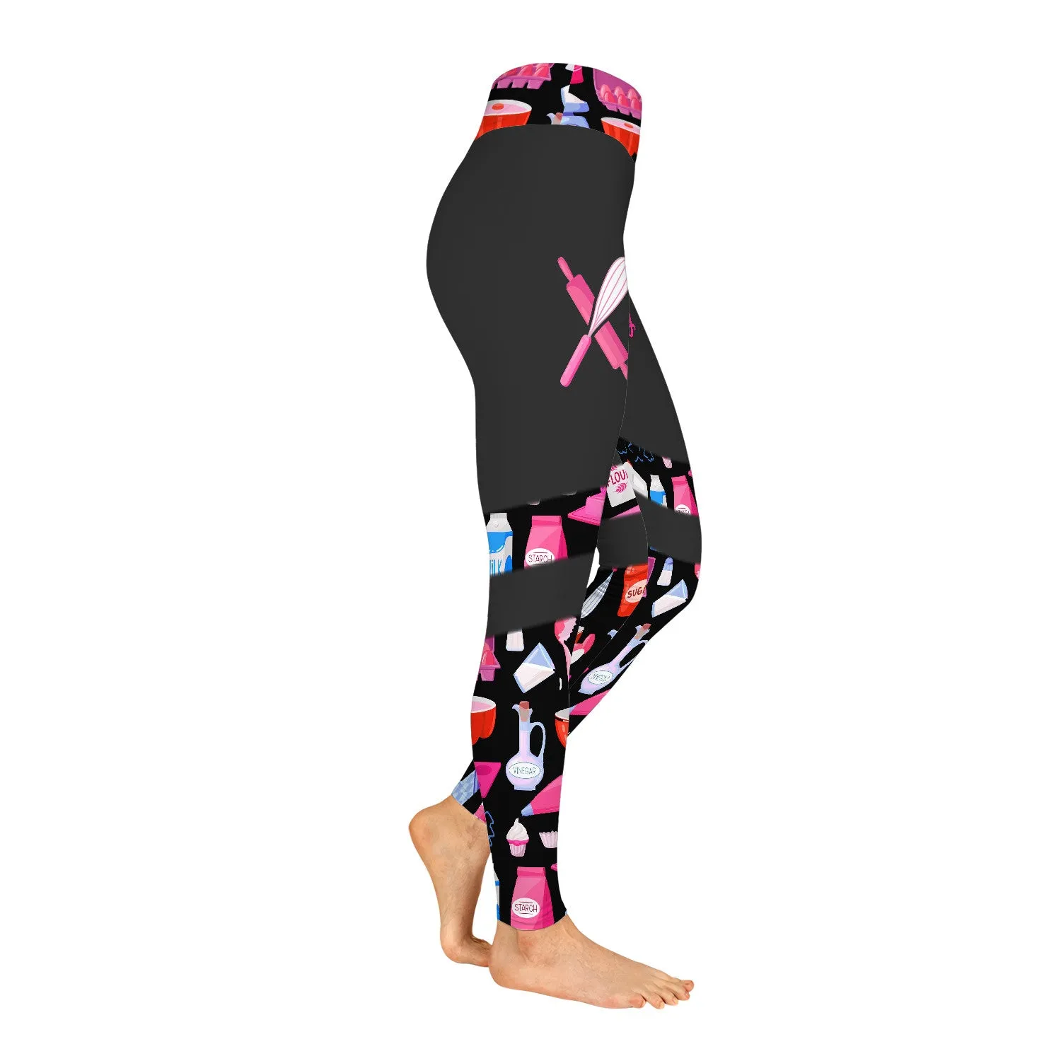 Latest Baker Legging Baking Tools Pattern Legging Cake Lover 6