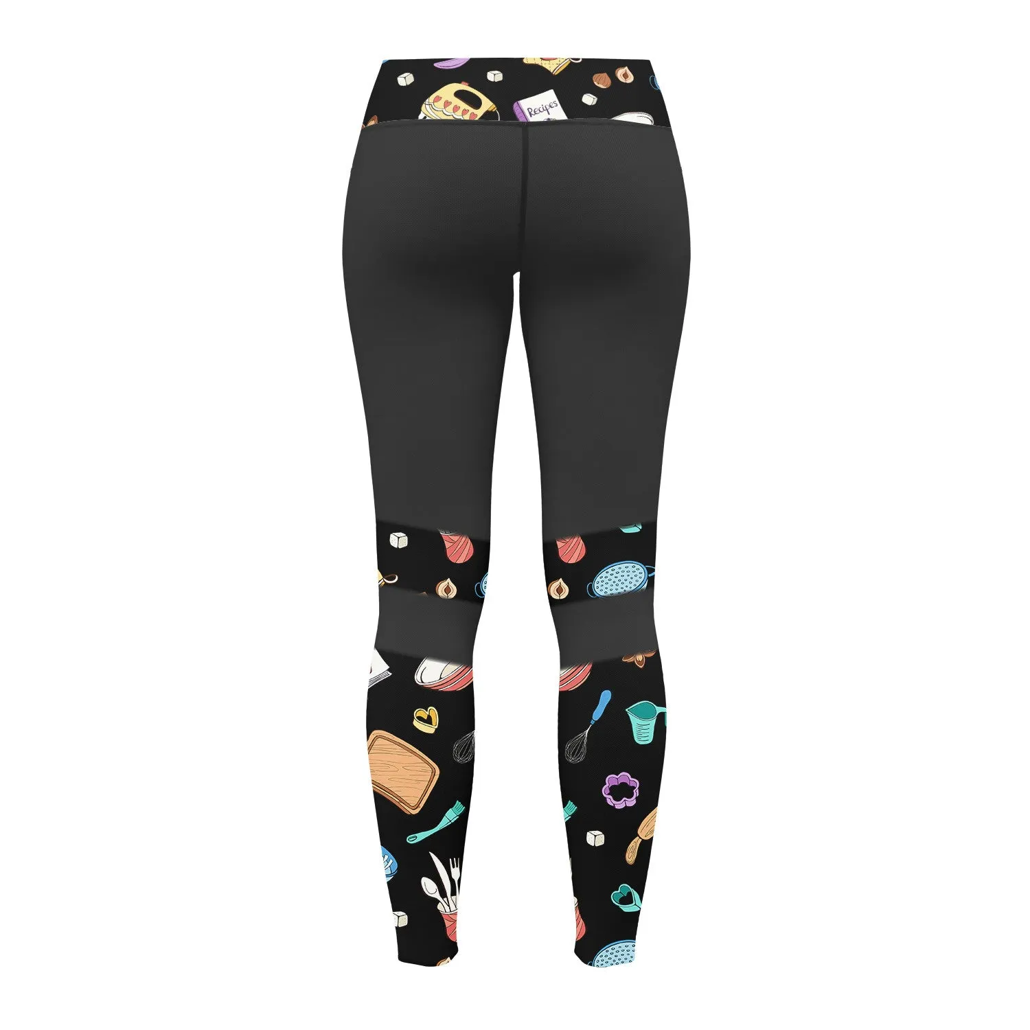 Latest Baker Legging Baking Tools Pattern Legging Cake Lover 7