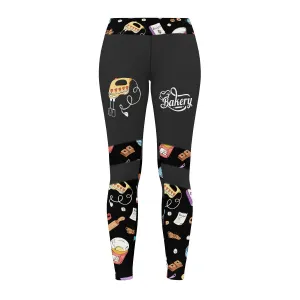 Latest Baker Legging Baking Tools Pattern Legging Cake Lover 7
