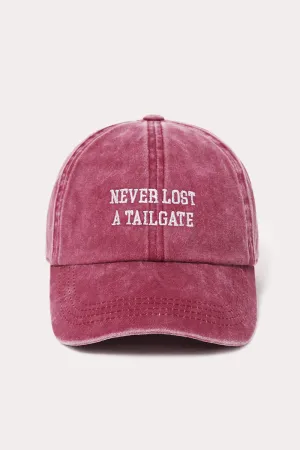 LCAP1824 - Never lost a tailgate embroidery baseball cap