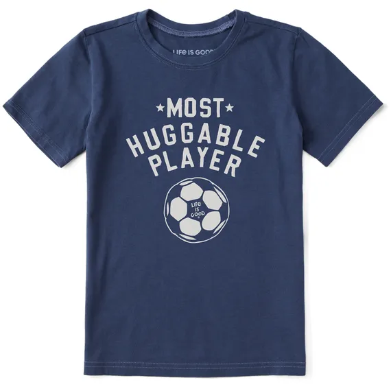 Life is Good Kids Most Huggable Player Crusher Tee
