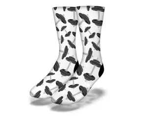 LIFTING DUMBELLS Fun Gym Socks