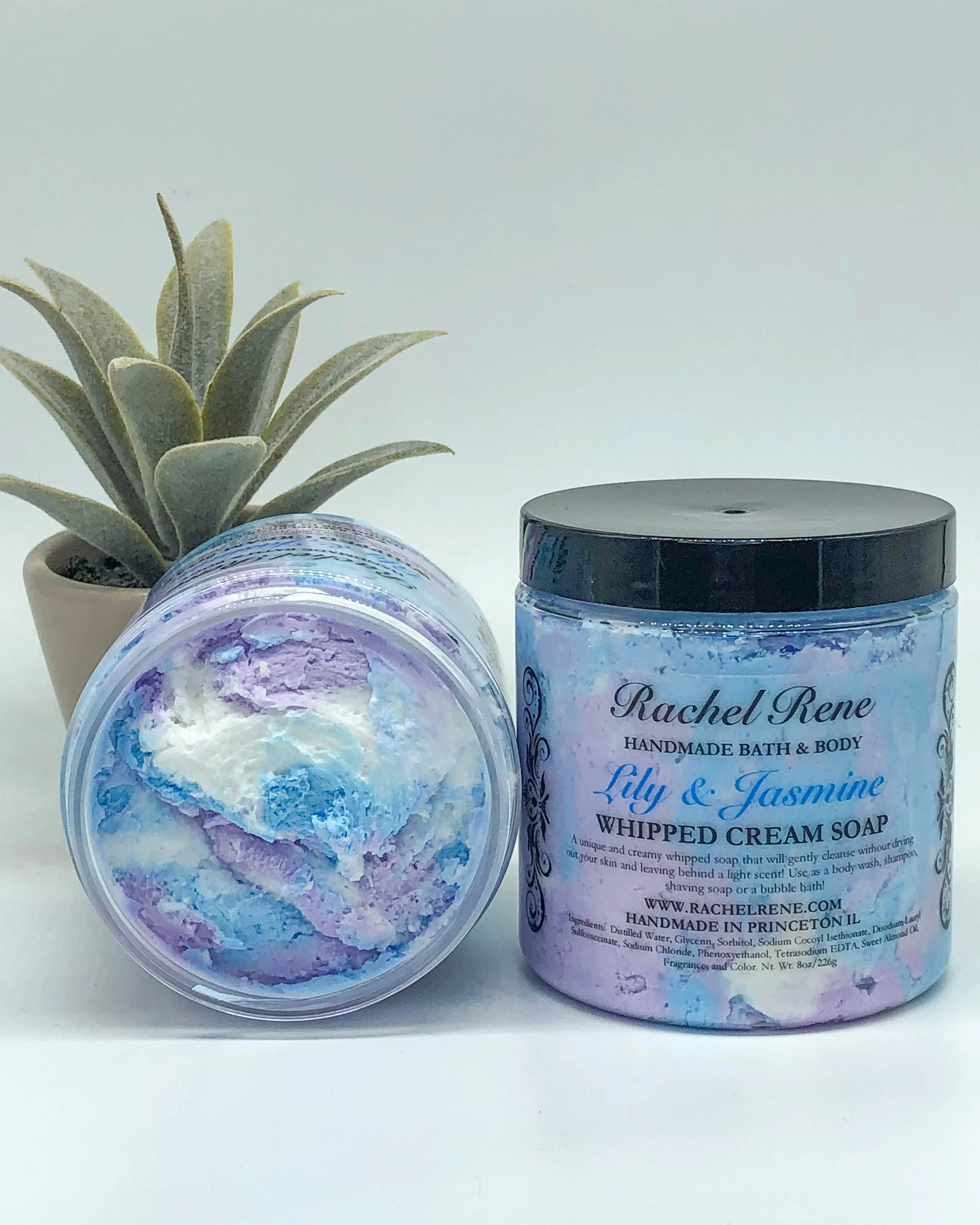 Lily & Jasmine Whipped Soap