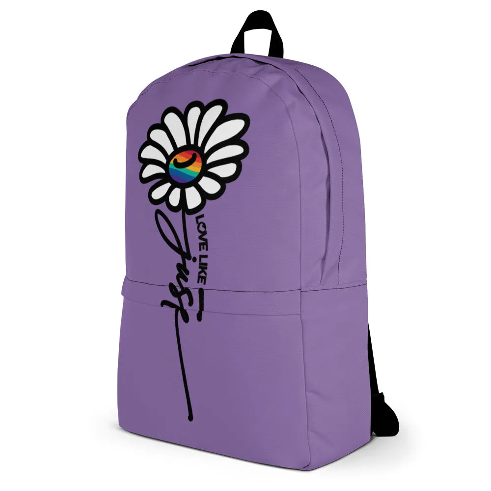 LLJ Daisy Light Purple Backpack