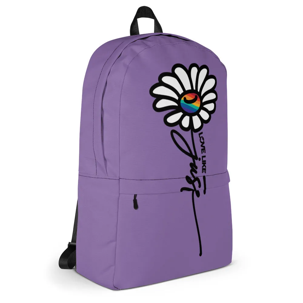 LLJ Daisy Light Purple Backpack
