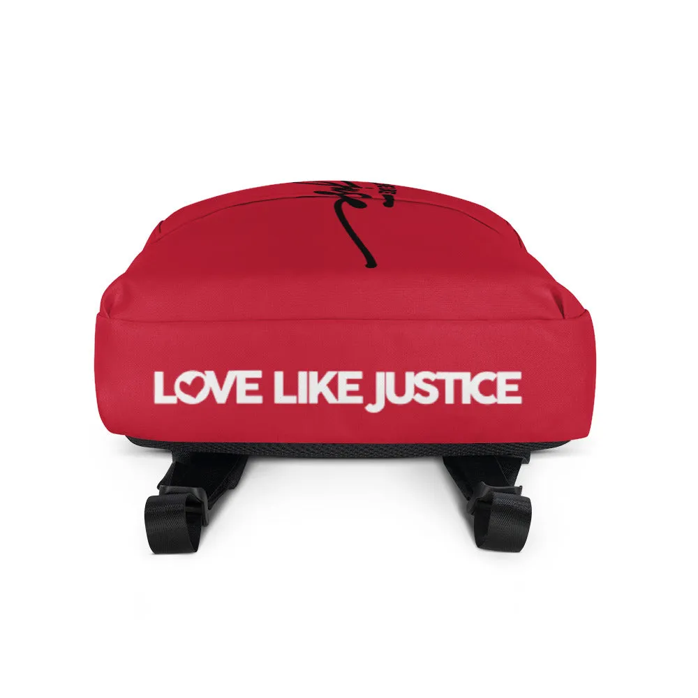 LLJ Daisy Red Backpack