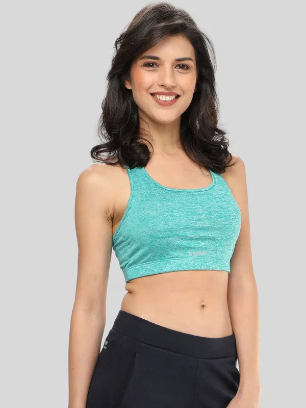 Lovable Mint Solid Padded Non Wired Full Coverage Bra - MANTRA SPORTS BRA_DS-MT
