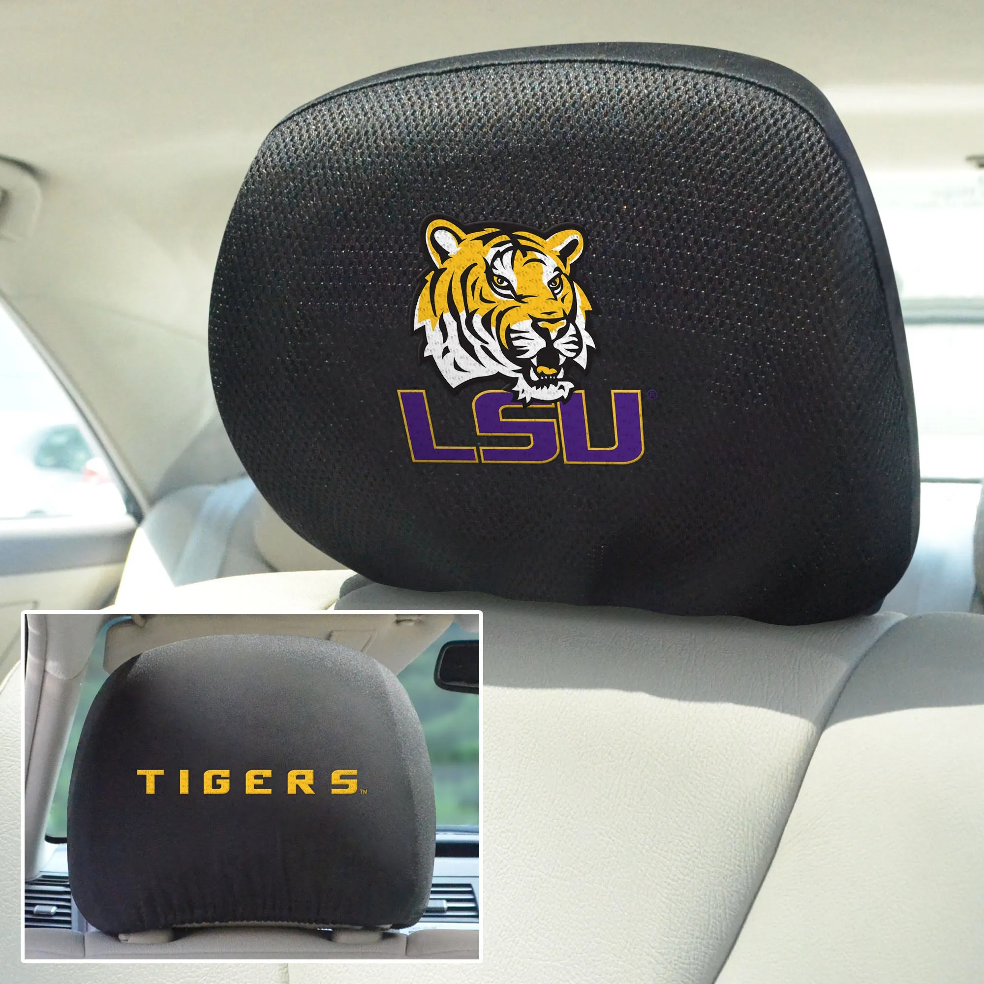LSU Head Rest Cover