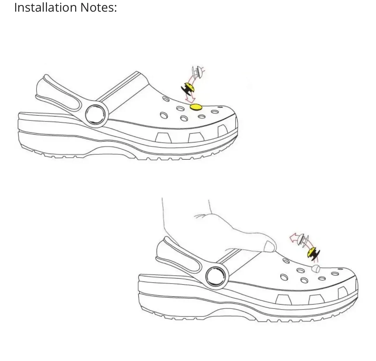 Magical Wizard Shoe Charms