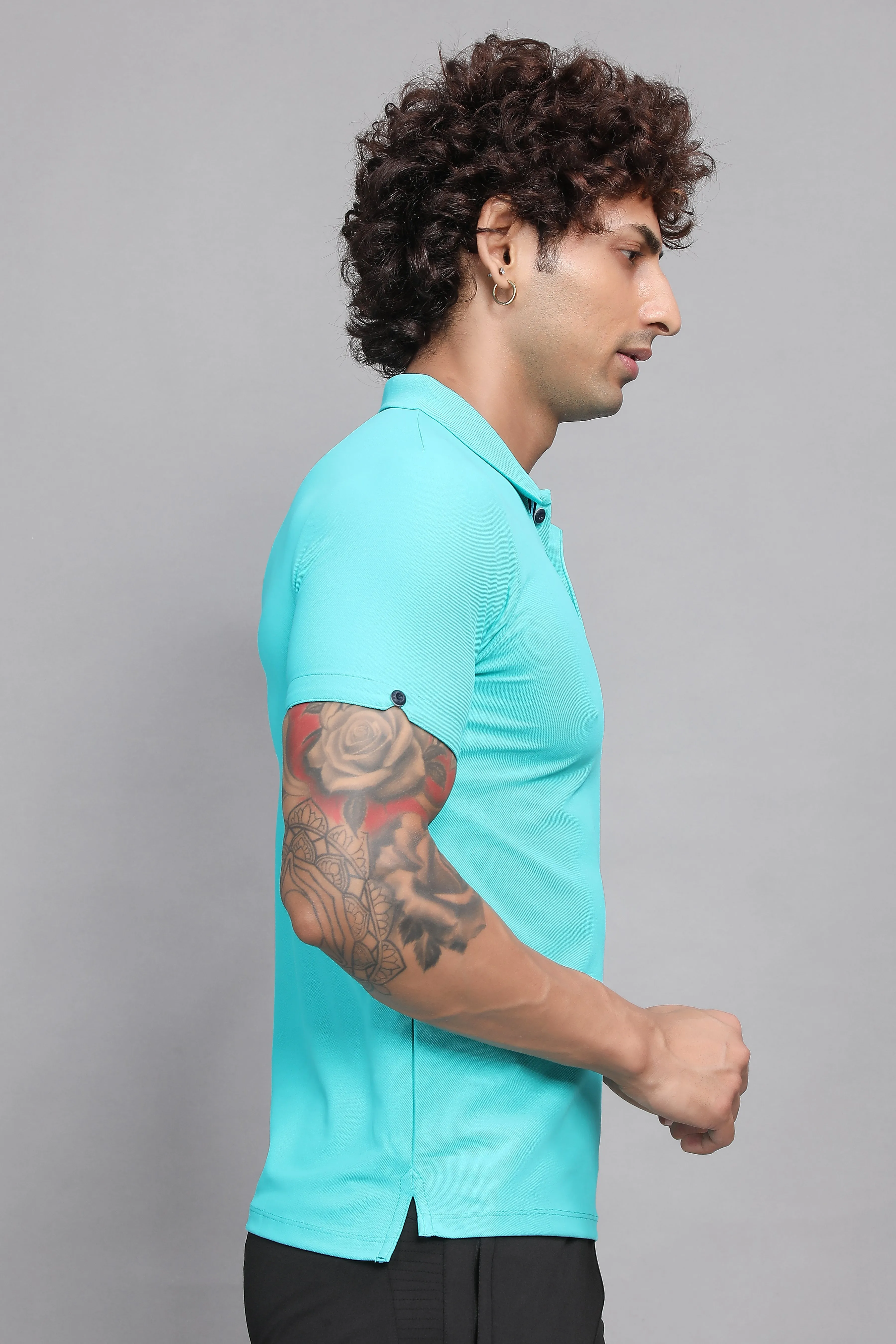 MAX Polo, Sea Green T Shirt