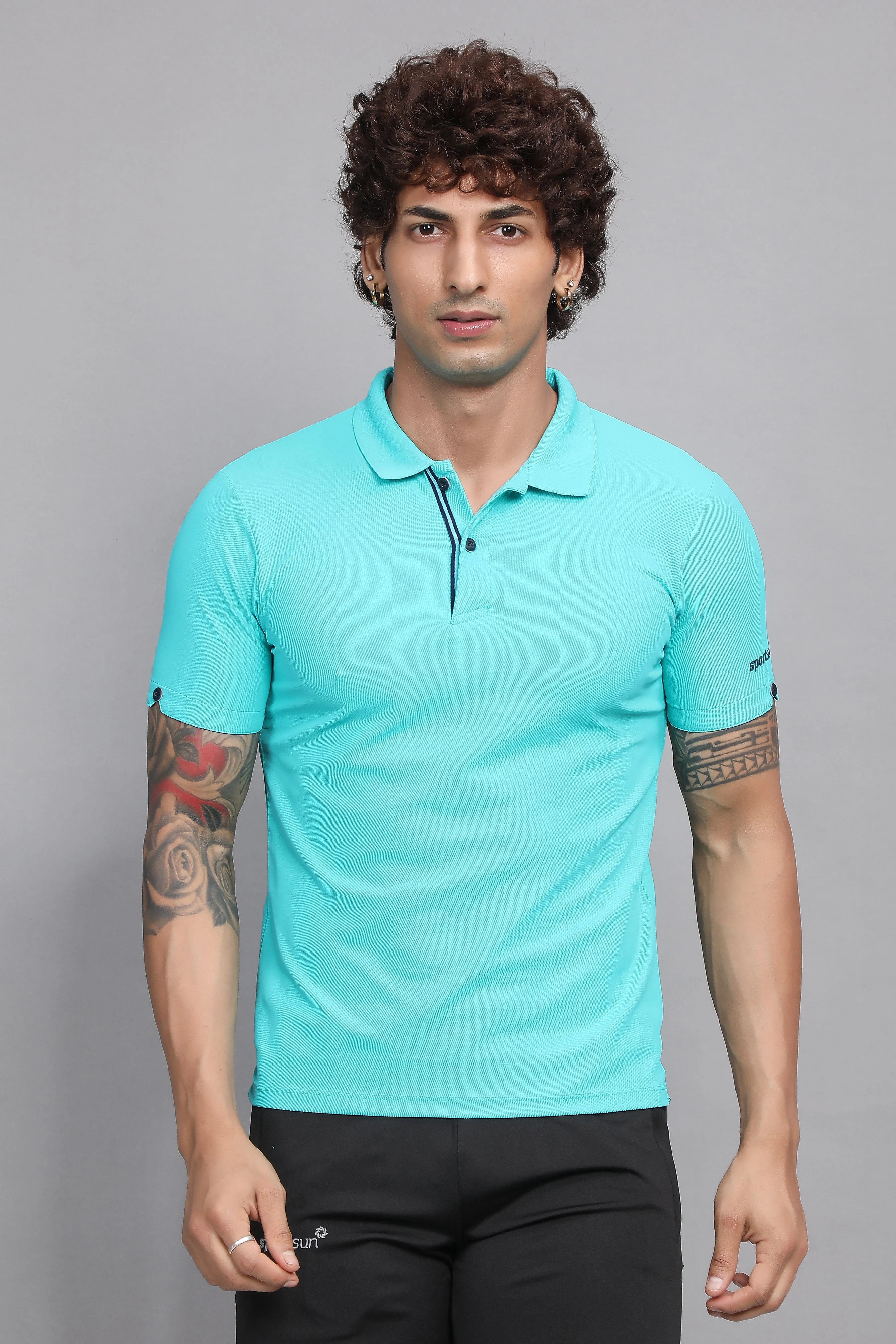 MAX Polo, Sea Green T Shirt