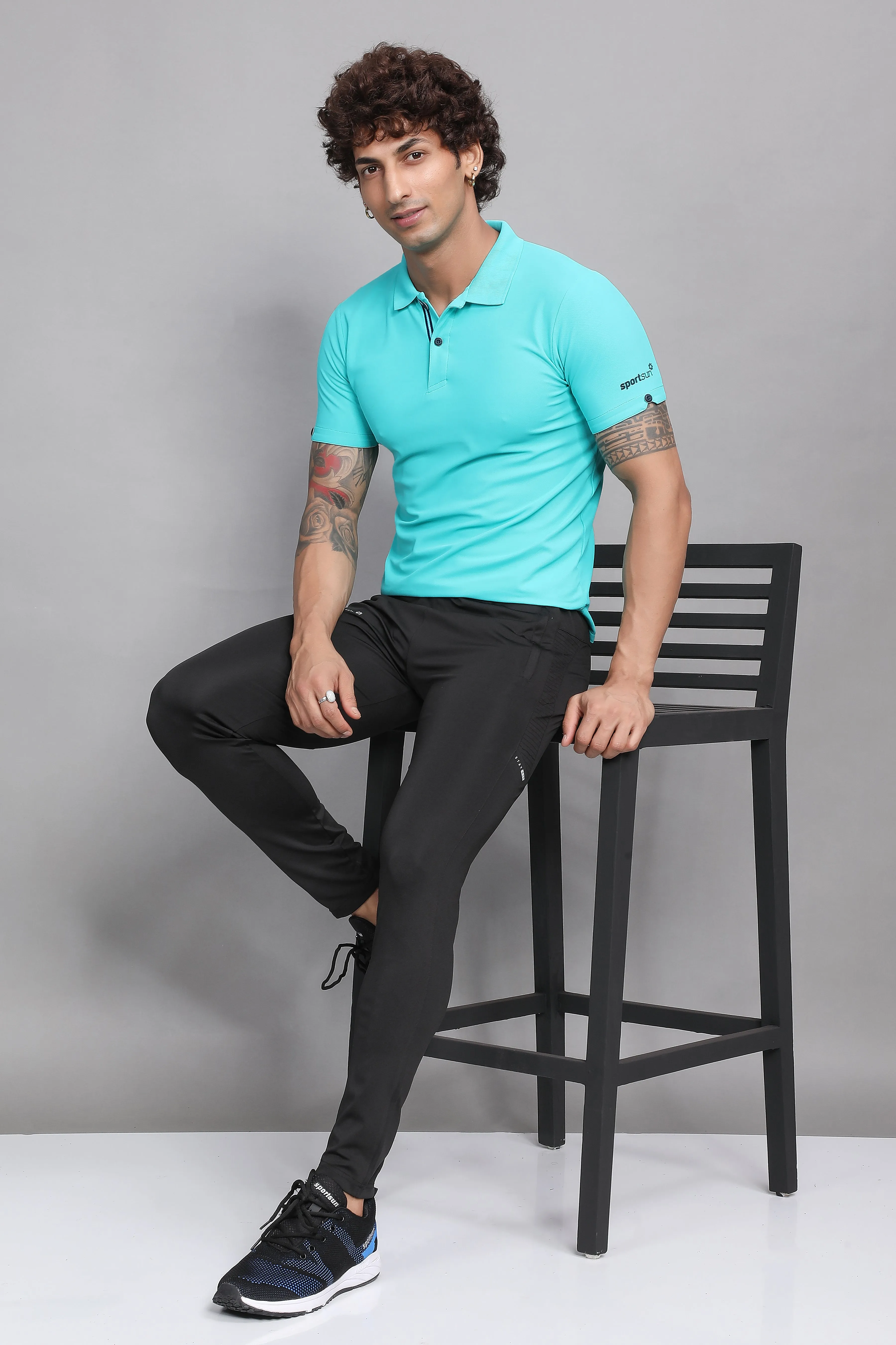 MAX Polo, Sea Green T Shirt