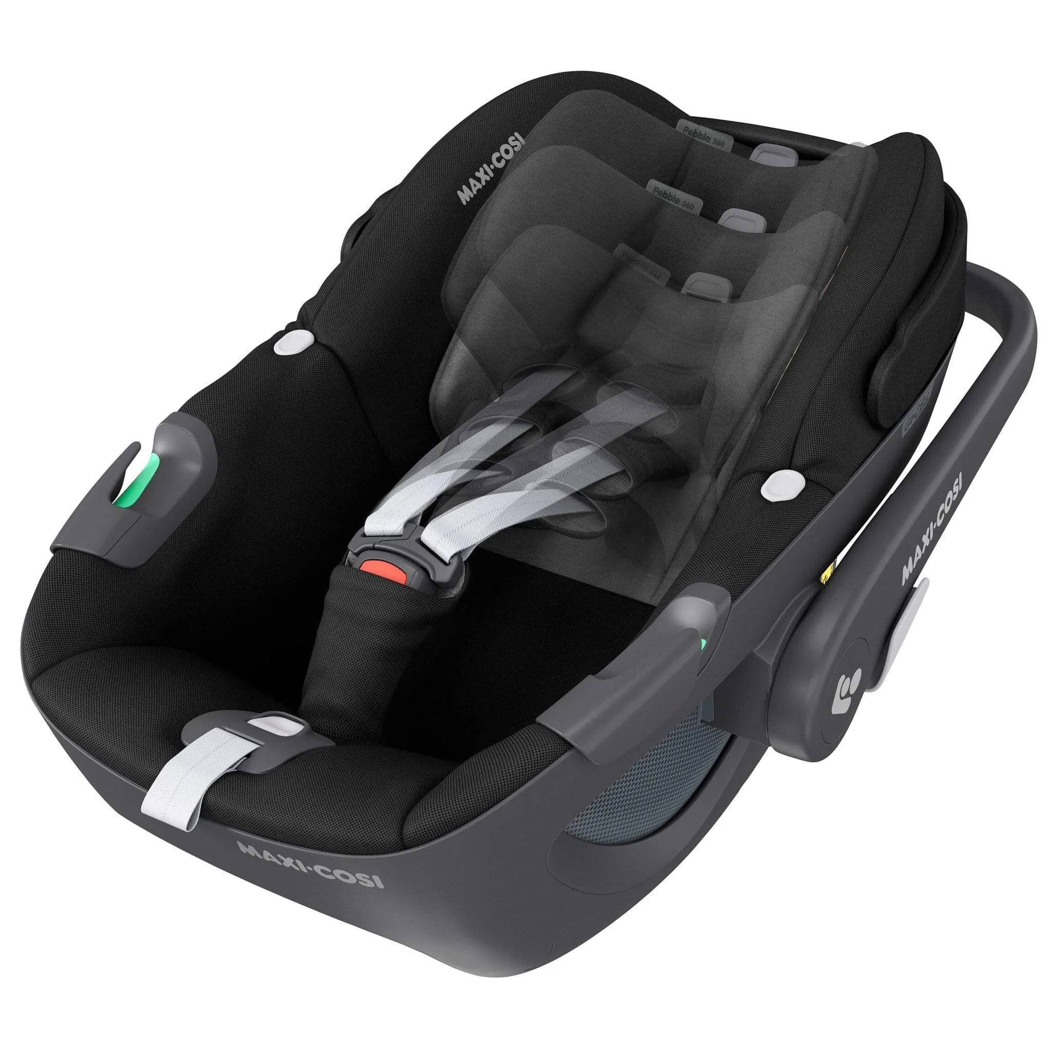 Maxi-Cosi Pebble 360 & Family Fix 360 Base Bundle Essential Black