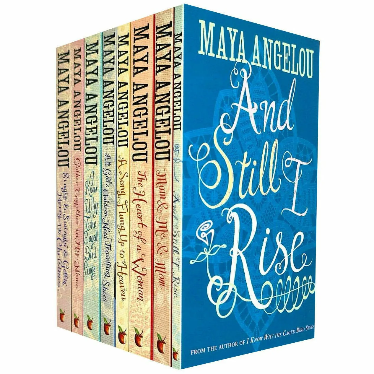 Maya Angelou 8 Books Collection Set And Still I Rise, Mom and Me and Mom