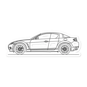 Mazda RX-8 SE3P Silhouette Sticker